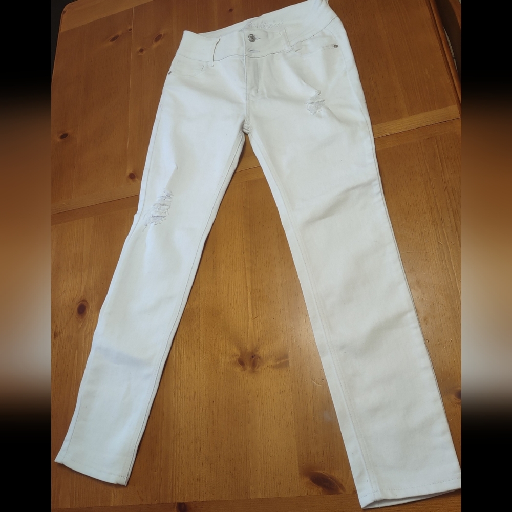Mitzi Michel white stretch pants